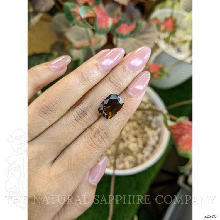 7.26 Ct. Greenish Brown Tourmaline from Tanzania