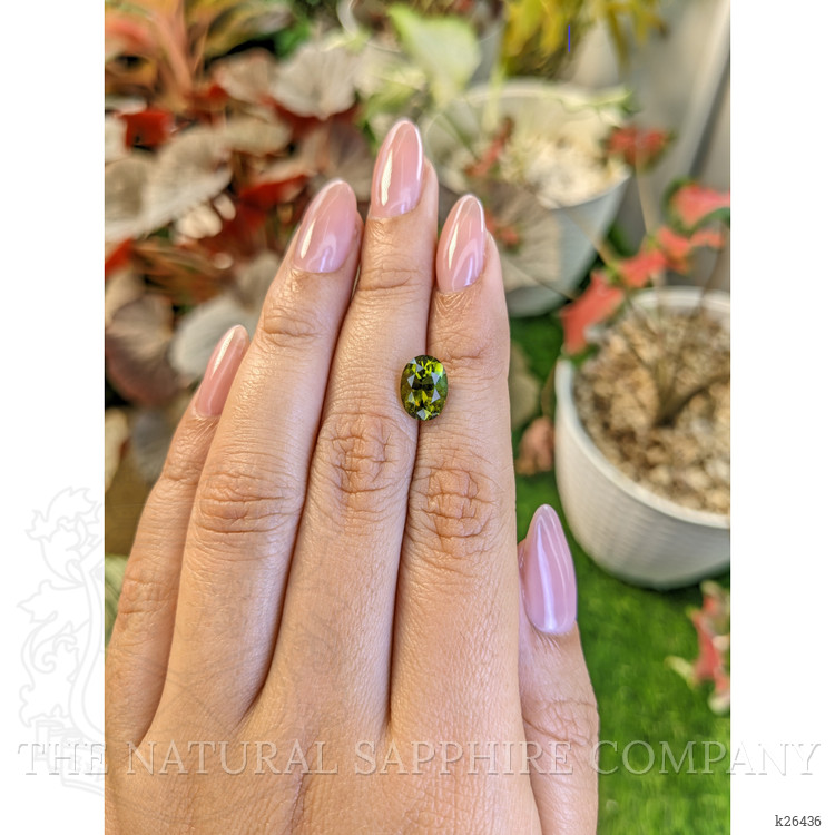 2.26 Ct. Brownish Green Tourmaline from Tanzania
