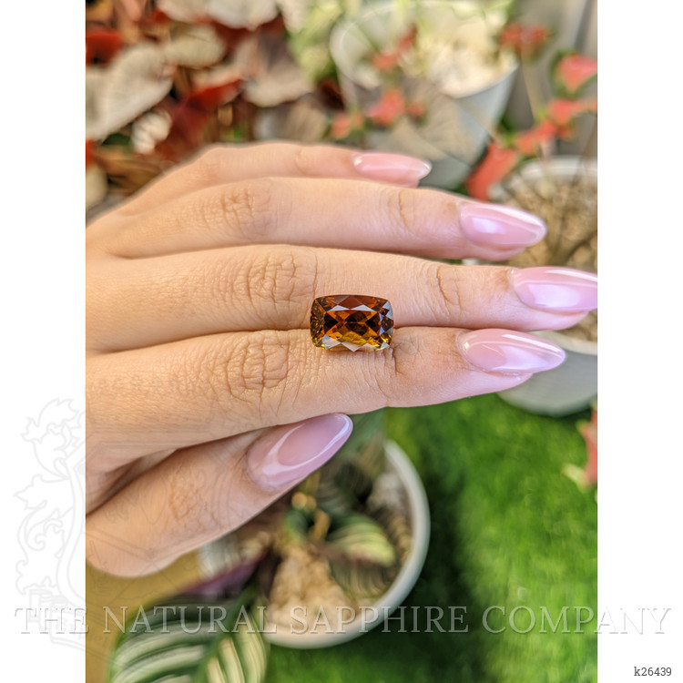 6.61 Ct. Brownish Orange Tourmaline from Tanzania