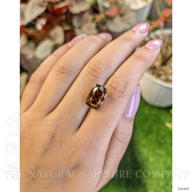 6.61 Ct. Brownish Orange Tourmaline from Tanzania