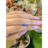 0.94 Ct. Violetish Blue Tanzanite from Tanzania Life Style