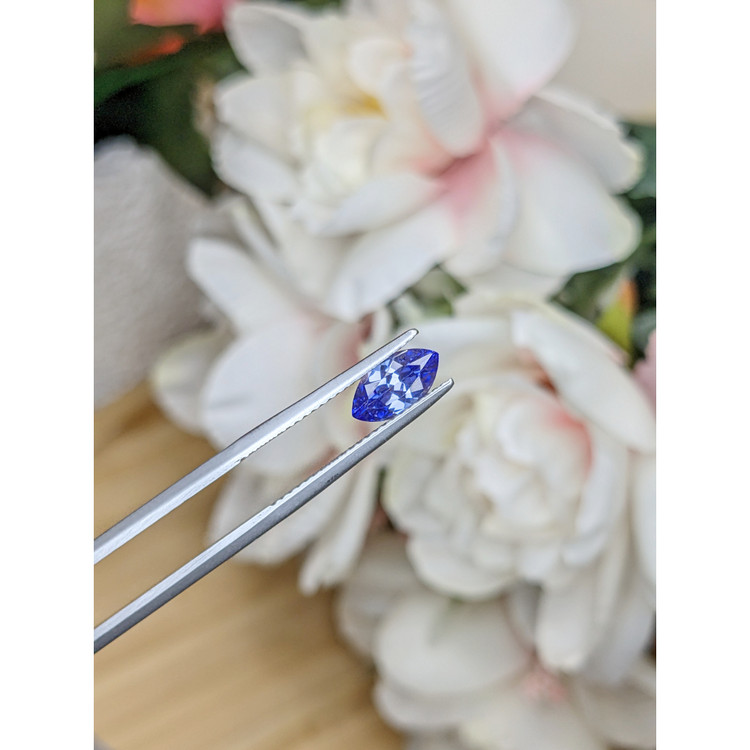 0.94 Ct. Violetish Blue Tanzanite from Tanzania