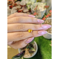 1.34 Ct. Yellowish Orange Spessartite Garnet from Tanzania Life Style
