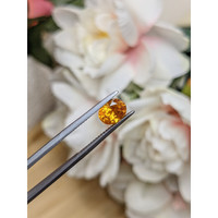 1.34 Ct. Yellowish Orange Spessartite Garnet from Tanzania Life Style