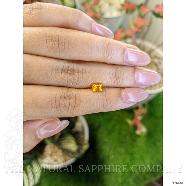 0.88 Ct. Orange Spessartite Garnet from Tanzania