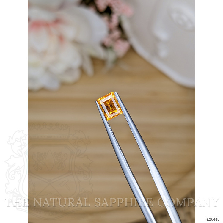 0.88 Ct. Orange Spessartite Garnet from Tanzania