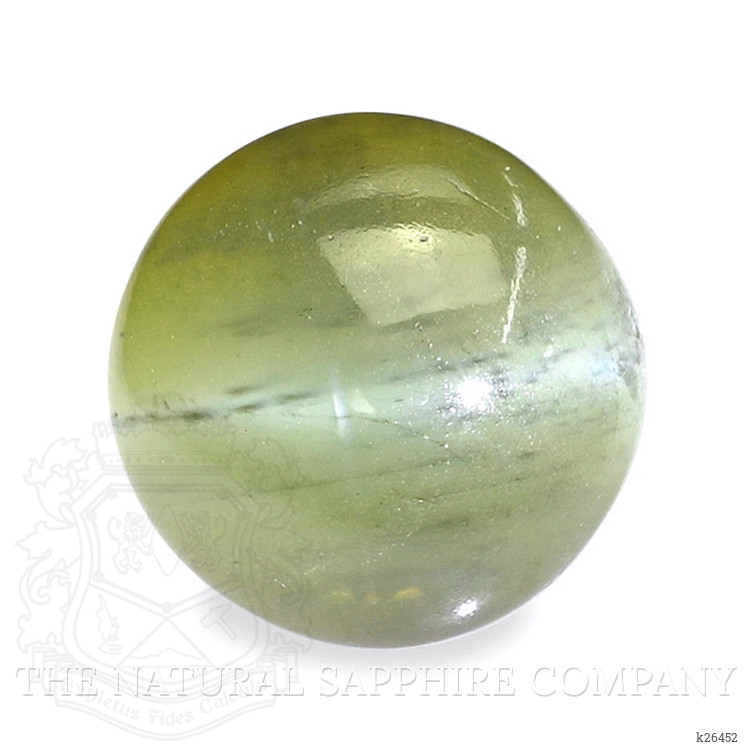 3.03 Ct. Green Cabochon Chrysoberyl from Tanzania