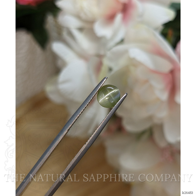 1.81 Ct. Green Cabochon Chrysoberyl from Tanzania
