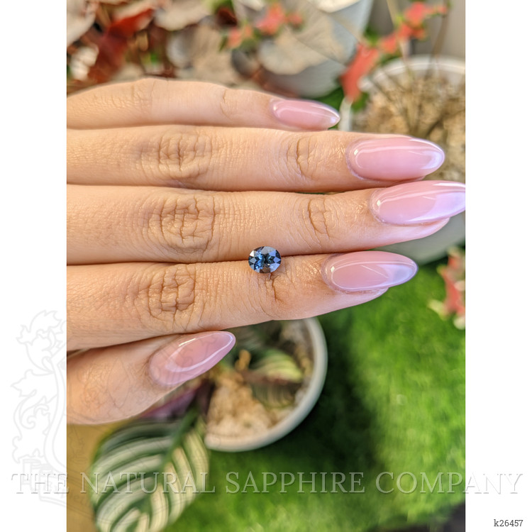 1.13 Ct. Bluish Green Spinel from Ceylon (Sri Lanka)