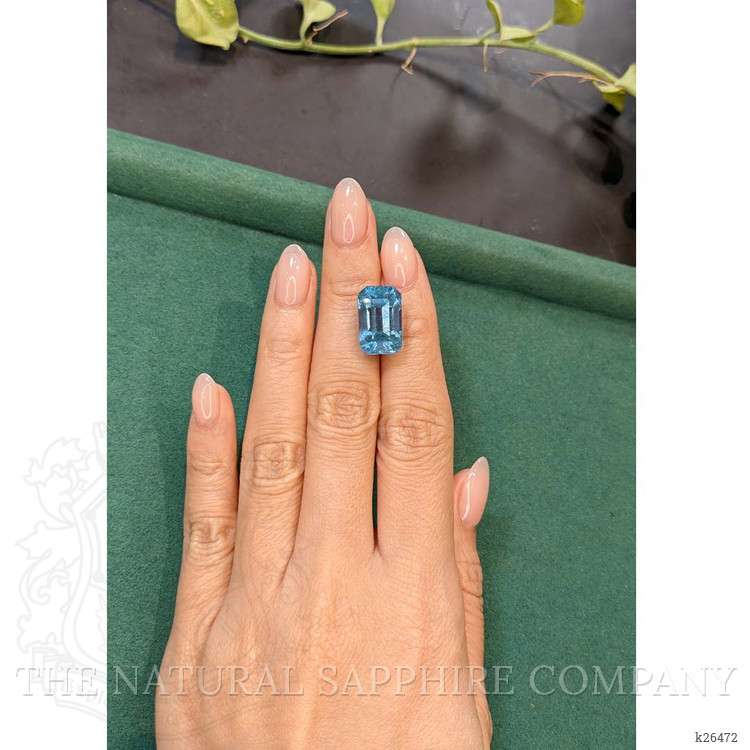 13.29 Ct. Blue Aquamarine from Brazil
