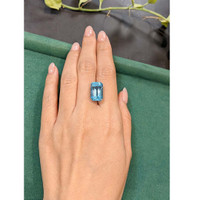13.29 Ct. Blue Aquamarine from Brazil Life Style