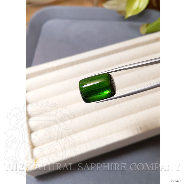 41.02 Ct. Green Cabochon Tourmaline from Brazil