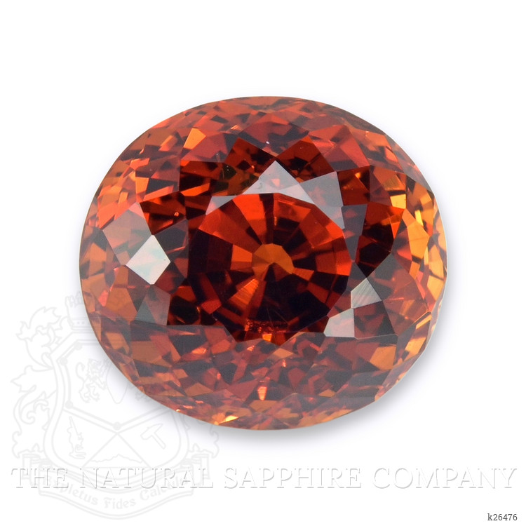 5.19 Ct. Reddish Orange Spessartite Garnet from Ceylon (Sri Lanka)