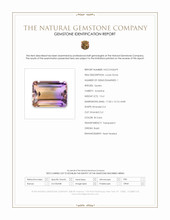 15.61 Ct. Bi Color Ametrine from Brazil Scan Report