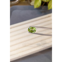 3.58 Ct. Green (Lime Green) Peridot from Burma (Myanmar) Life Style