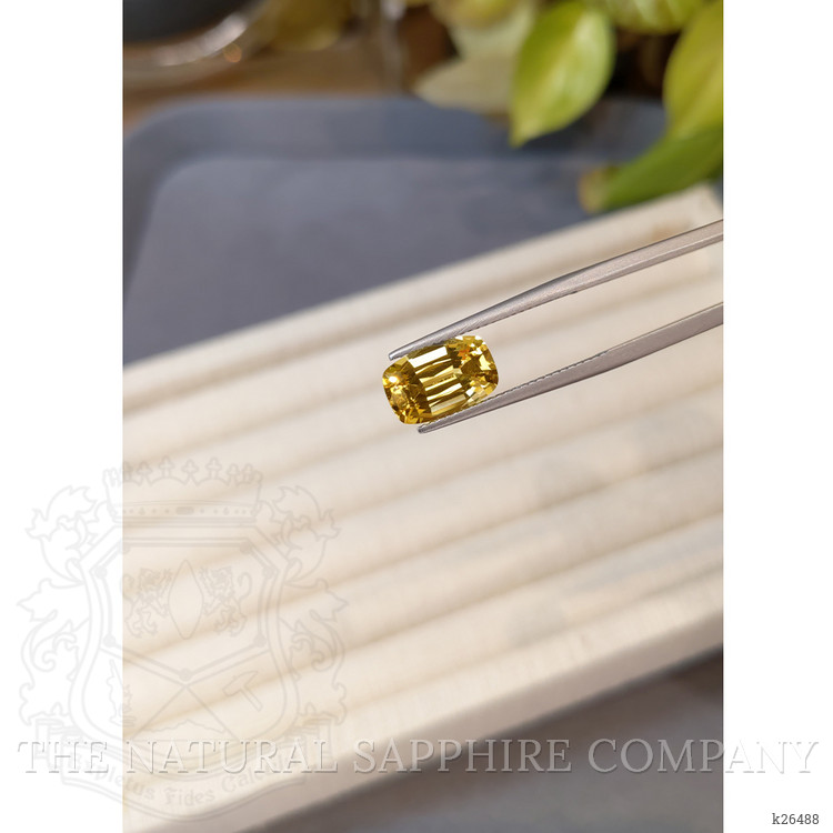 3.80 Ct. Orangish Yellow Precious Topaz from Brazil