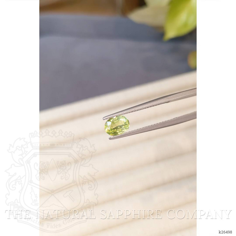 1.26 Ct. Yellowish Green Chrysoberyl from Ceylon (Sri Lanka)
