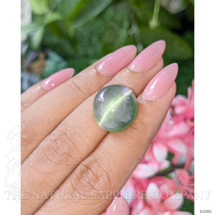 21.64 Ct. Green Chrysoberyl from Ceylon (Sri Lanka)