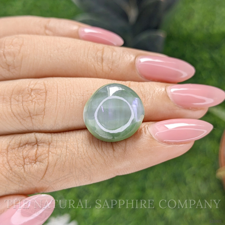 21.64 Ct. Green Chrysoberyl from Ceylon (Sri Lanka)