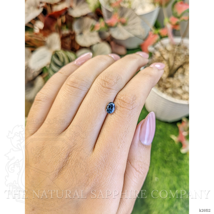 0.76 Ct. Greenish Blue Spinel from Ceylon (Sri Lanka)