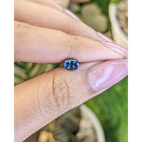 0.76 Ct. Greenish Blue Spinel from Ceylon (Sri Lanka) Life Style