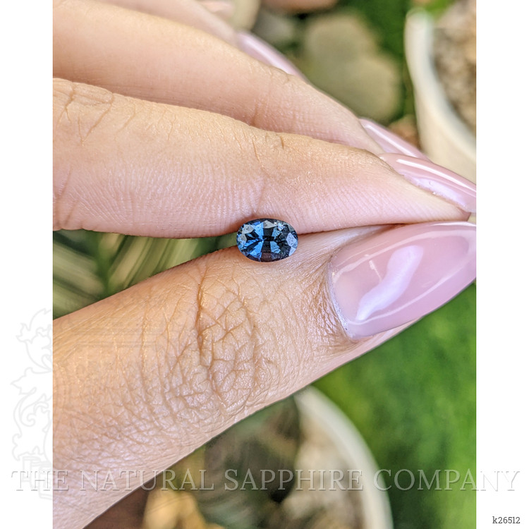 0.76 Ct. Greenish Blue Spinel from Ceylon (Sri Lanka)