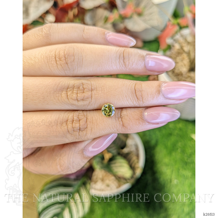 1.06 Ct. Greenish Yellow Chrysoberyl from Ceylon (Sri Lanka)