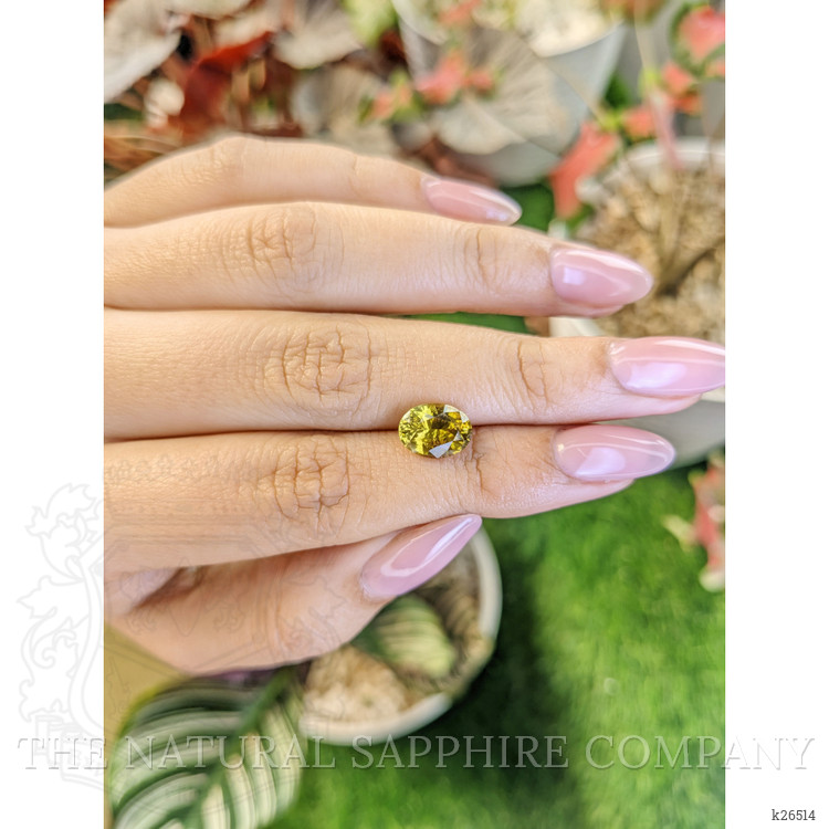 2.81 Ct. Brownish Yellow Chrysoberyl from Ceylon (Sri Lanka)
