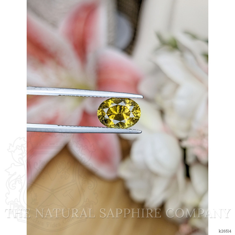 2.81 Ct. Brownish Yellow Chrysoberyl from Ceylon (Sri Lanka)