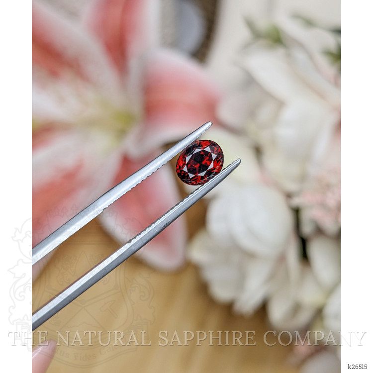 1.27 Ct. Red Garnet from Ceylon (Sri Lanka)