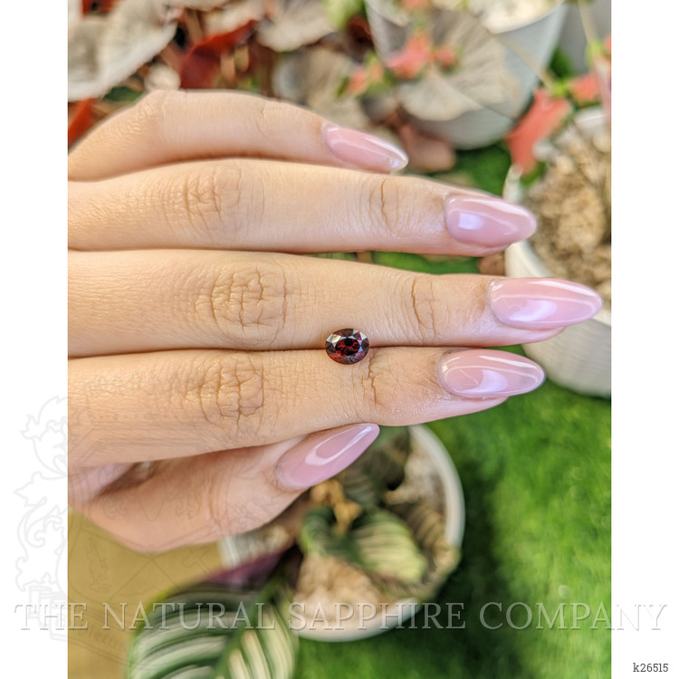 1.27 Ct. Red Garnet from Ceylon (Sri Lanka)
