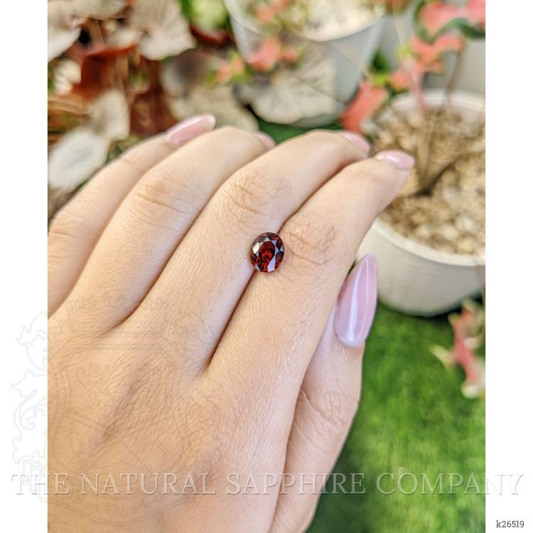 1.87 Ct. Red Garnet from Ceylon (Sri Lanka)