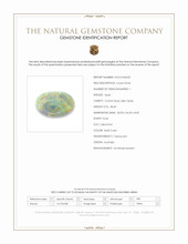 48.40 Ct. Multi Color Cabochon Crystal Opal (Jelly Opal) from Australia Scan Report