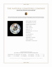 1.25 Ct. Rainbow Moonstone from Madagascar Scan Report