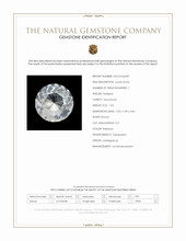 1.03 Ct. Rainbow Moonstone from Madagascar Scan Report