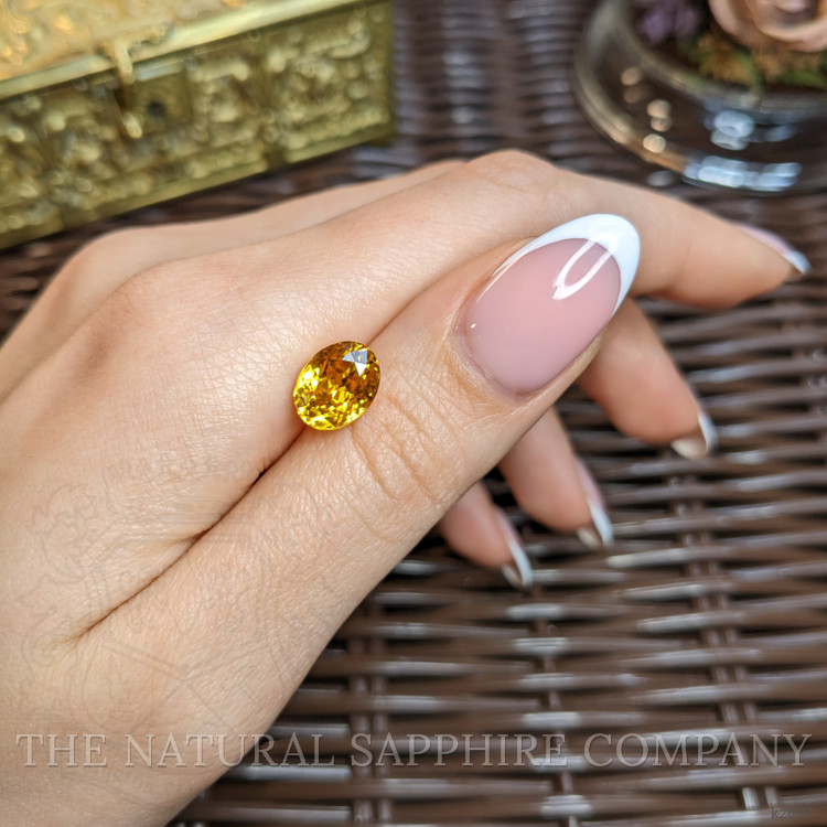 6.13 Ct. Yellow Zircon from Madagascar