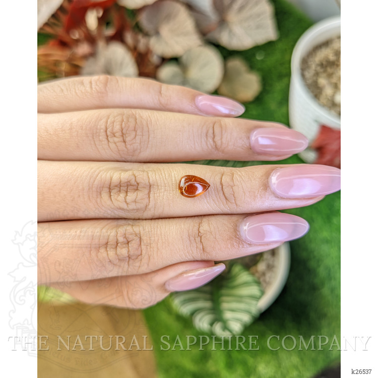 1.89 Ct. Orange Cabochon Hessonite Garnet from Madagascar