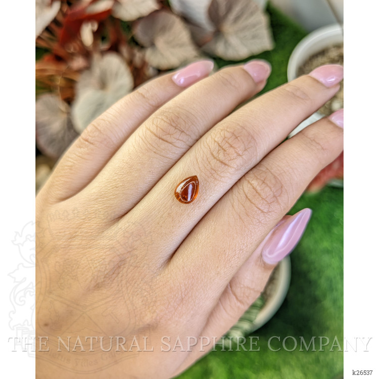 1.89 Ct. Orange Cabochon Hessonite Garnet from Madagascar