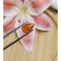 2.18 Ct. Orange Cabochon Hessonite Garnet from Madagascar Life Style