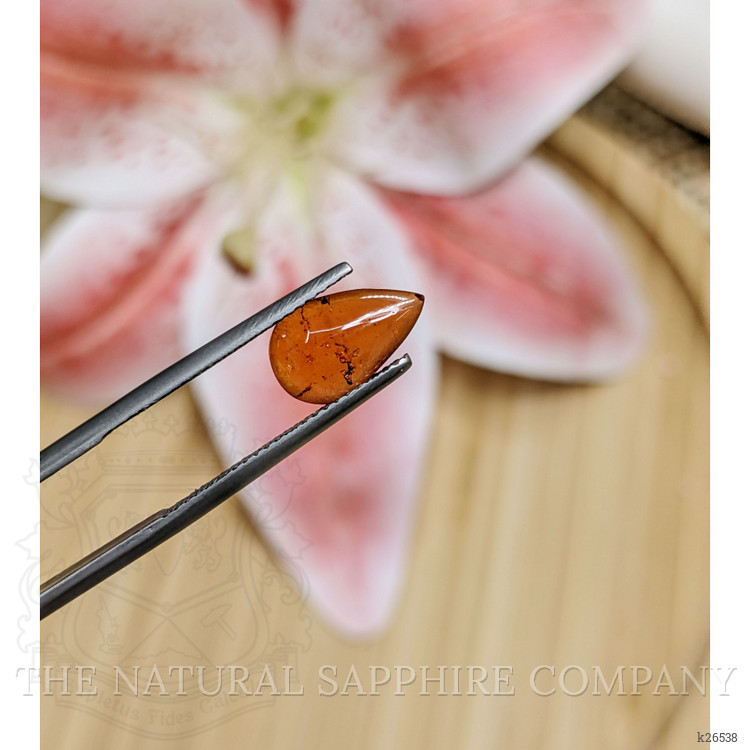 2.18 Ct. Orange Cabochon Hessonite Garnet from Madagascar