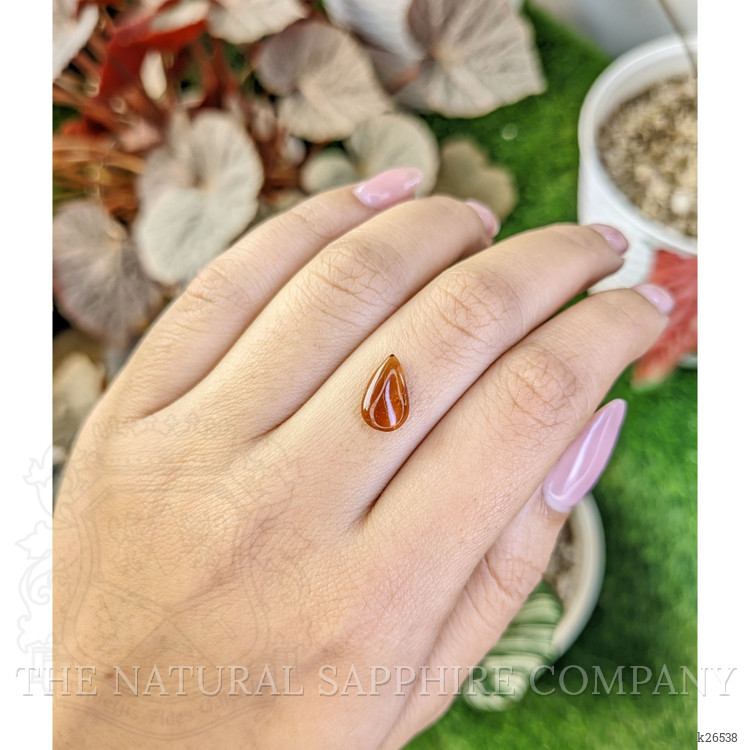 2.18 Ct. Orange Cabochon Hessonite Garnet from Madagascar