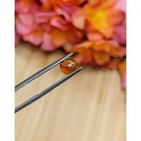 1.33 Ct. Orange Cabochon Hessonite Garnet from Madagascar Life Style