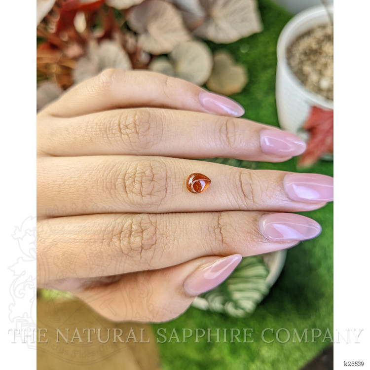 1.33 Ct. Orange Cabochon Hessonite Garnet from Madagascar
