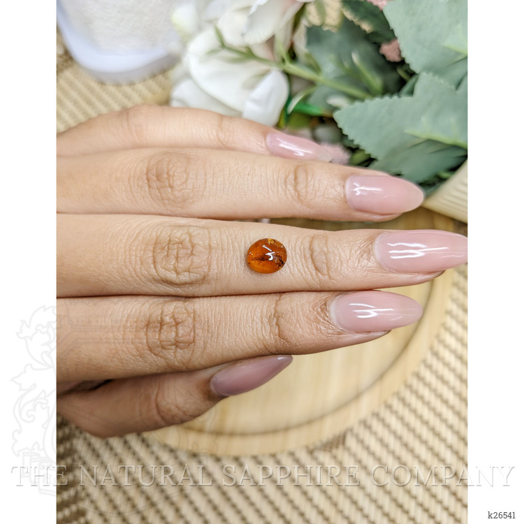 1.79 Ct. Orange Cabochon Hessonite Garnet from Madagascar
