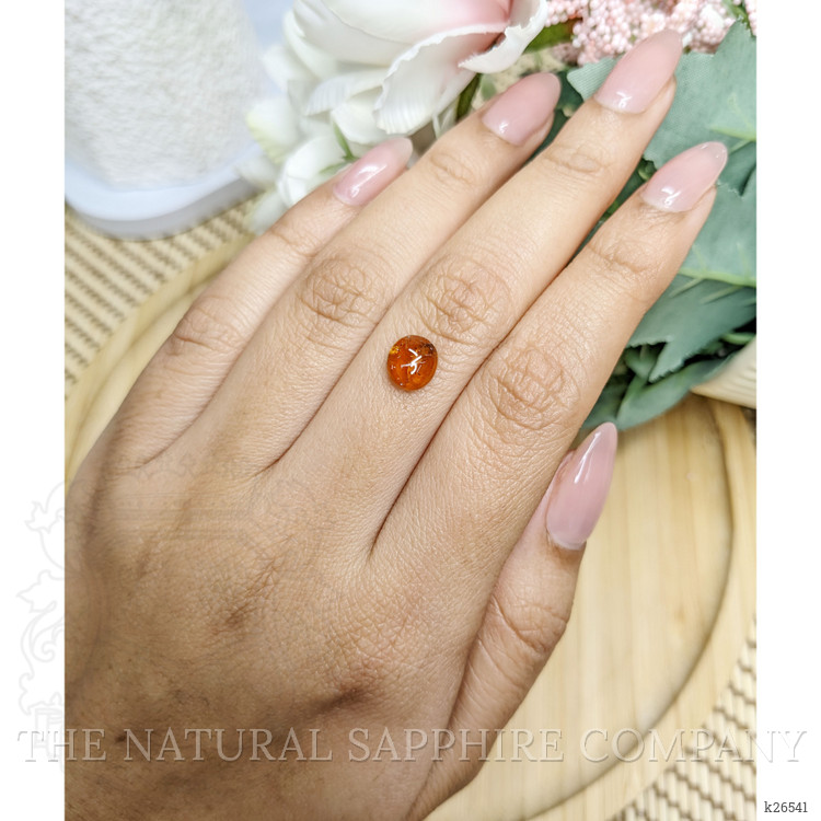 1.79 Ct. Orange Cabochon Hessonite Garnet from Madagascar