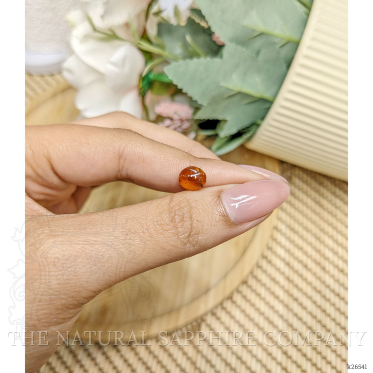 1.79 Ct. Orange Cabochon Hessonite Garnet from Madagascar