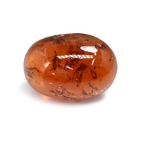 3.44 Ct. Reddish Orange Cabochon Hessonite Garnet from Madagascar Video