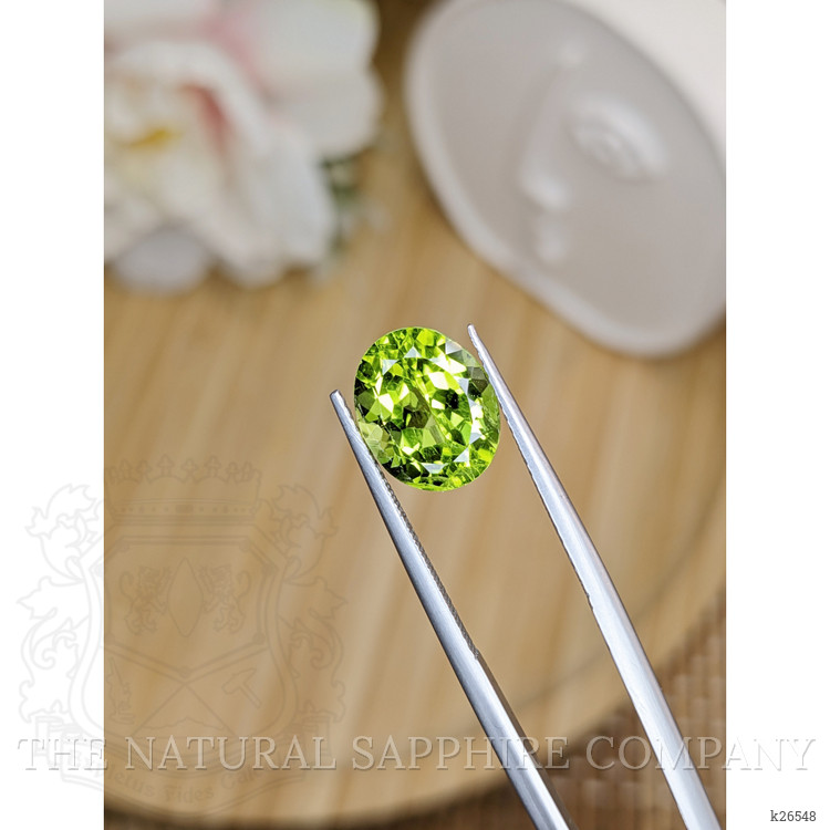 4.58 Ct. Yellowish Green Peridot from Pakistan