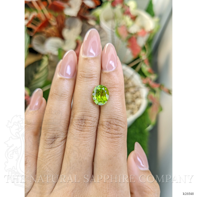 4.58 Ct. Yellowish Green Peridot from Pakistan