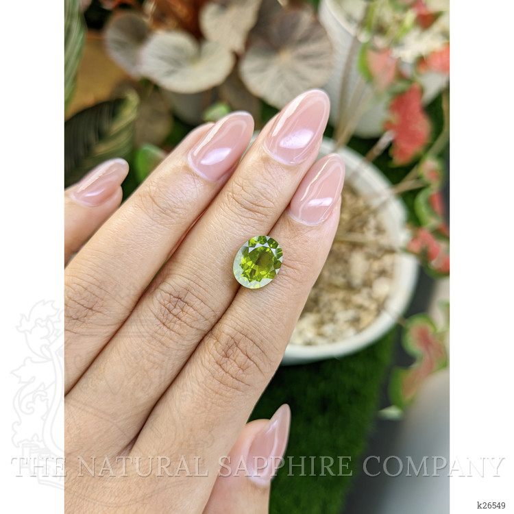 4.72 Ct. Yellowish Green Peridot from Pakistan
